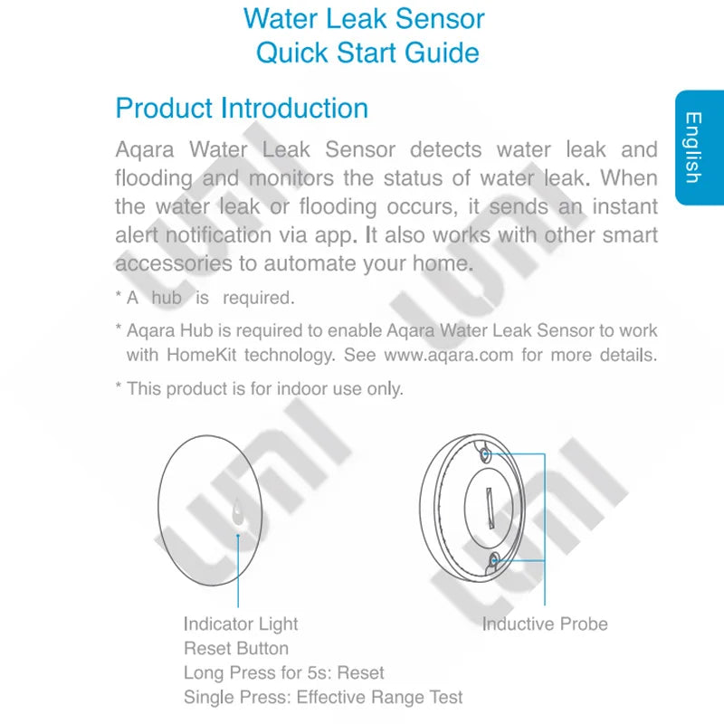 Aqara IP67 Water Immersing Sensor Zigbee Flood Water Leak Detector Smart Alarm Security Soaking Sensor For Xiaomi Home Homekit