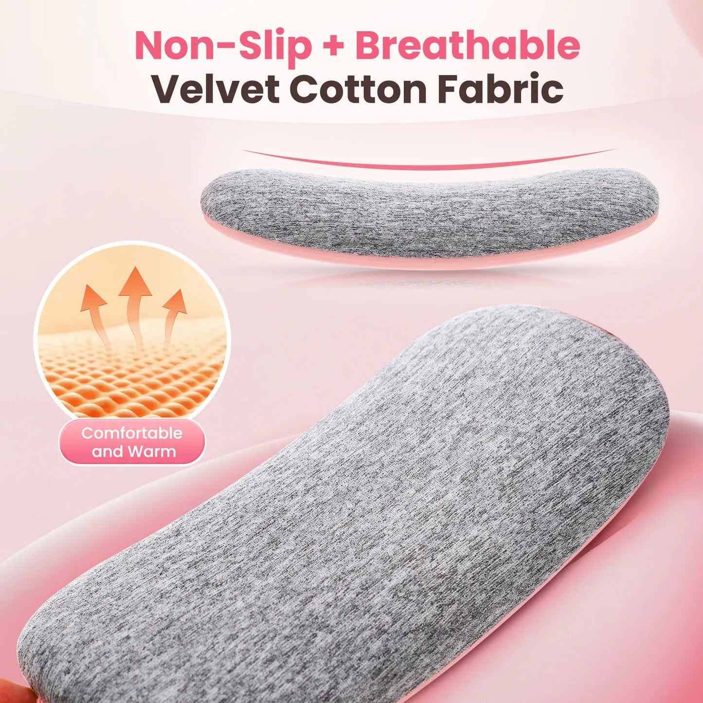 Electric Menstrual Period Cramp Massager Heating Pad Belt for Female Waist Abdominal Warm Palace Belt Massage Device Vibration