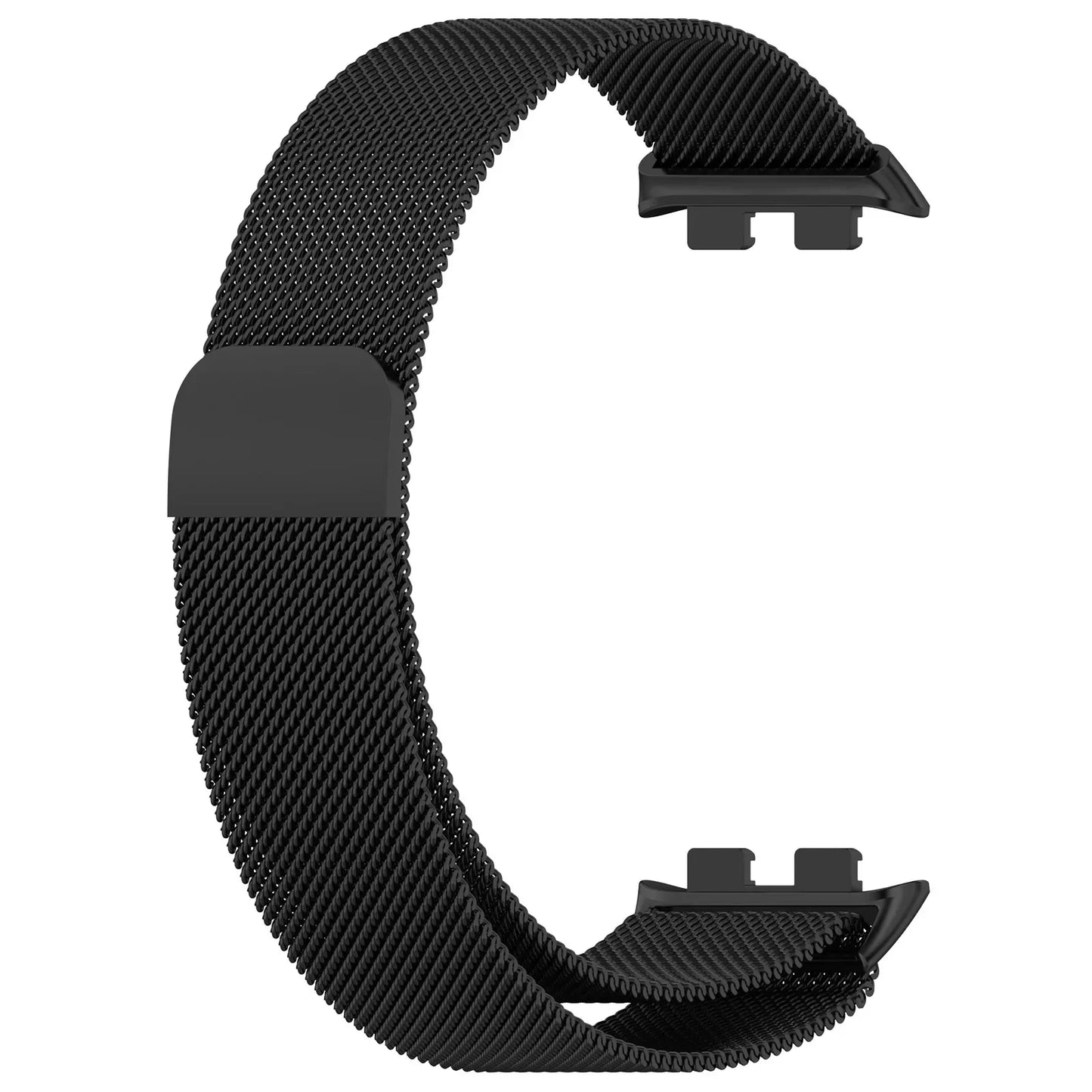 Milanese Loop Strap for Honor Band 9 Stainless Steel Magnetic Bracelet Metal Wristband for Huawei honor band 9 Replacement Band