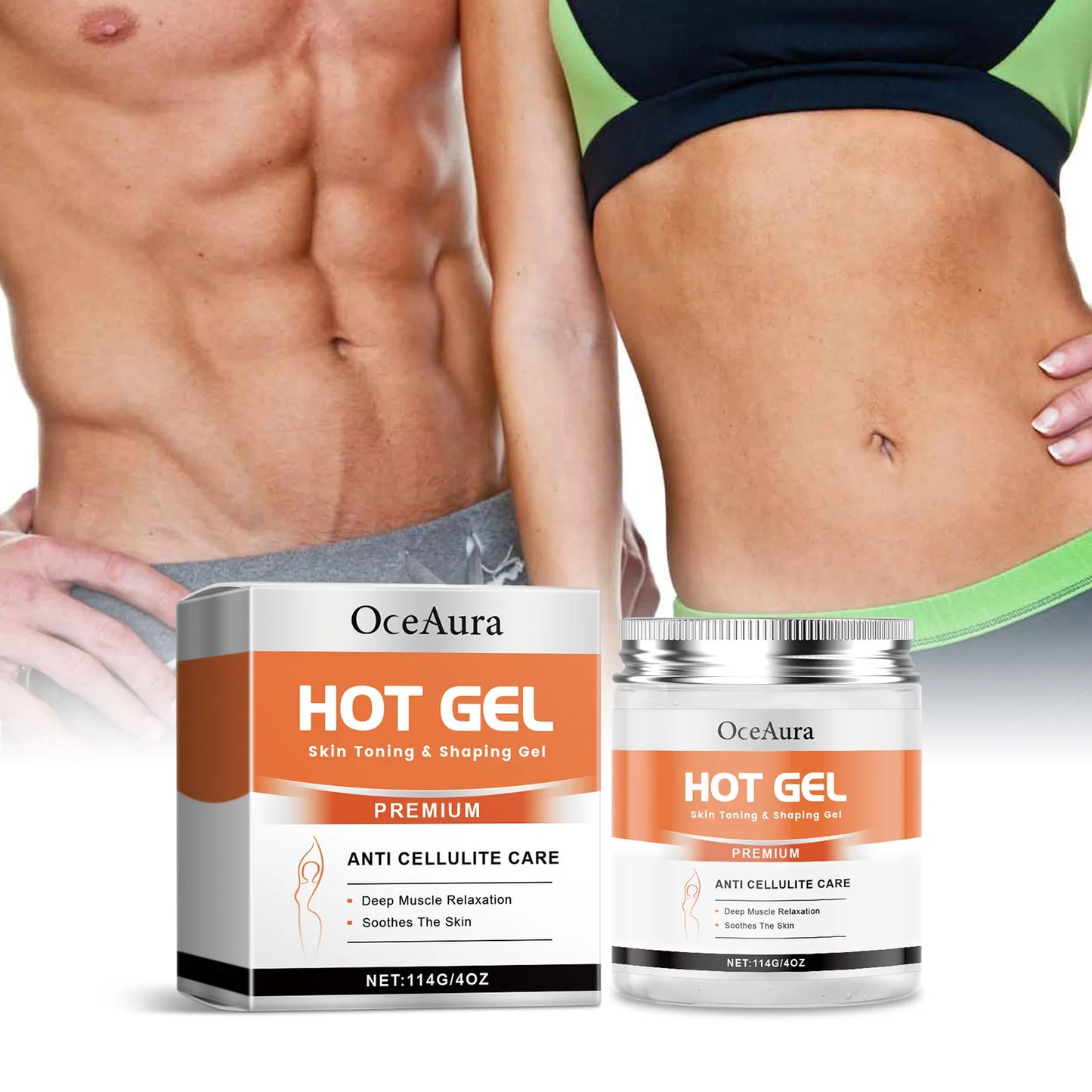 Hot Body Slimming Cream Anti Cellulite Fat Burner Tightens Belly Anti Sagging Sweating Enhancer Abdominal Muscle Shaping Cream