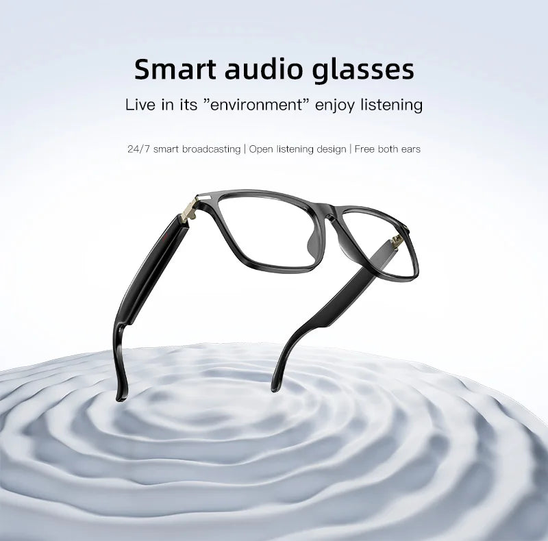 NEW Smart Glasses For Men Women Wireless Call Headphones Music Control IP68 Waterproof Anti-UV Polarized Lenses Sport Sunglasses
