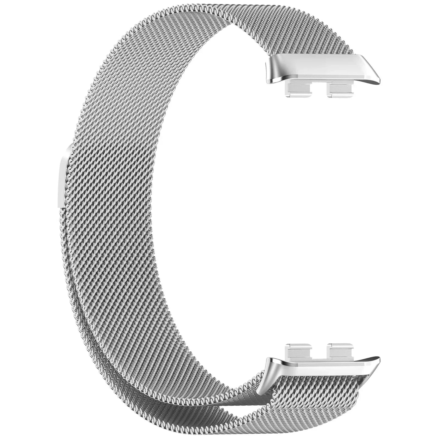 Milanese Loop Strap for Honor Band 9 Stainless Steel Magnetic Bracelet Metal Wristband for Huawei honor band 9 Replacement Band