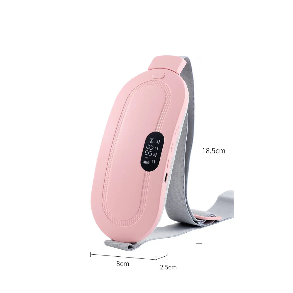 Lady Menstrual Heating Pad Warm Palace Belt Relieve Menstrual Abdominal Hot Compress Massager Warm Belly Waist Belt Electric