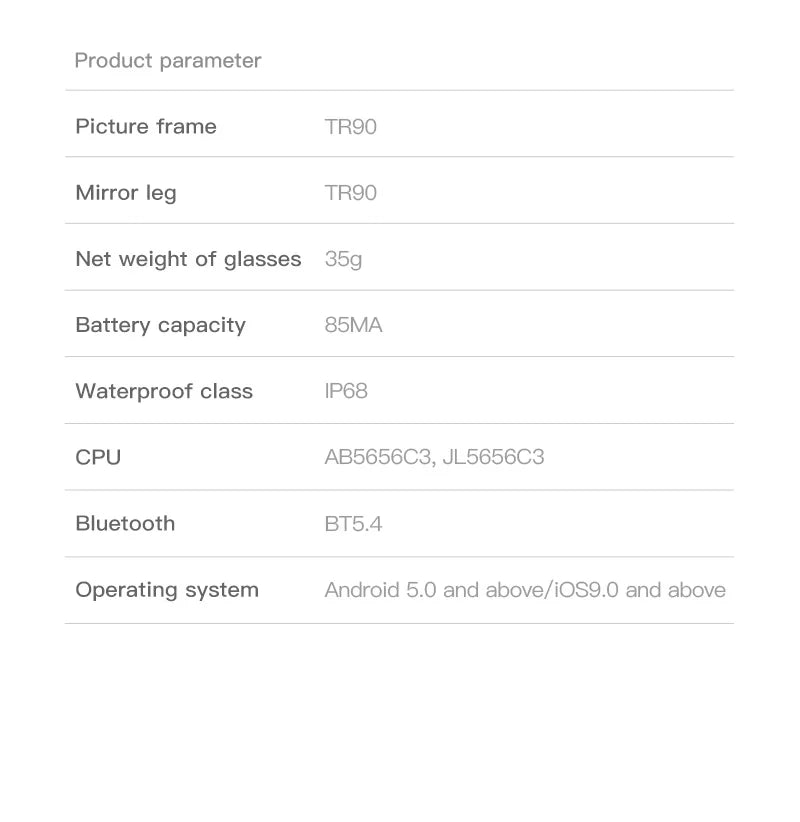 NEW Smart Glasses For Men Women Wireless Call Headphones Music Control IP68 Waterproof Anti-UV Polarized Lenses Sport Sunglasses