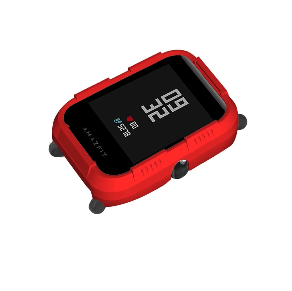 FIFATA PC Protector Cover For Huami Amazfit Bip Case For Xiaomi Amazfit Bip Bit Youth Smart Watch Protective Shell Frame Sleeve