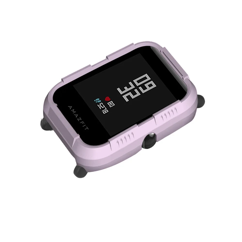 FIFATA PC Protector Cover For Huami Amazfit Bip Case For Xiaomi Amazfit Bip Bit Youth Smart Watch Protective Shell Frame Sleeve