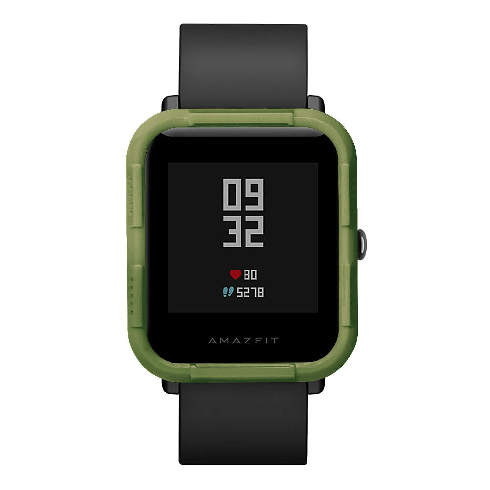 FIFATA PC Protector Cover For Huami Amazfit Bip Case For Xiaomi Amazfit Bip Bit Youth Smart Watch Protective Shell Frame Sleeve