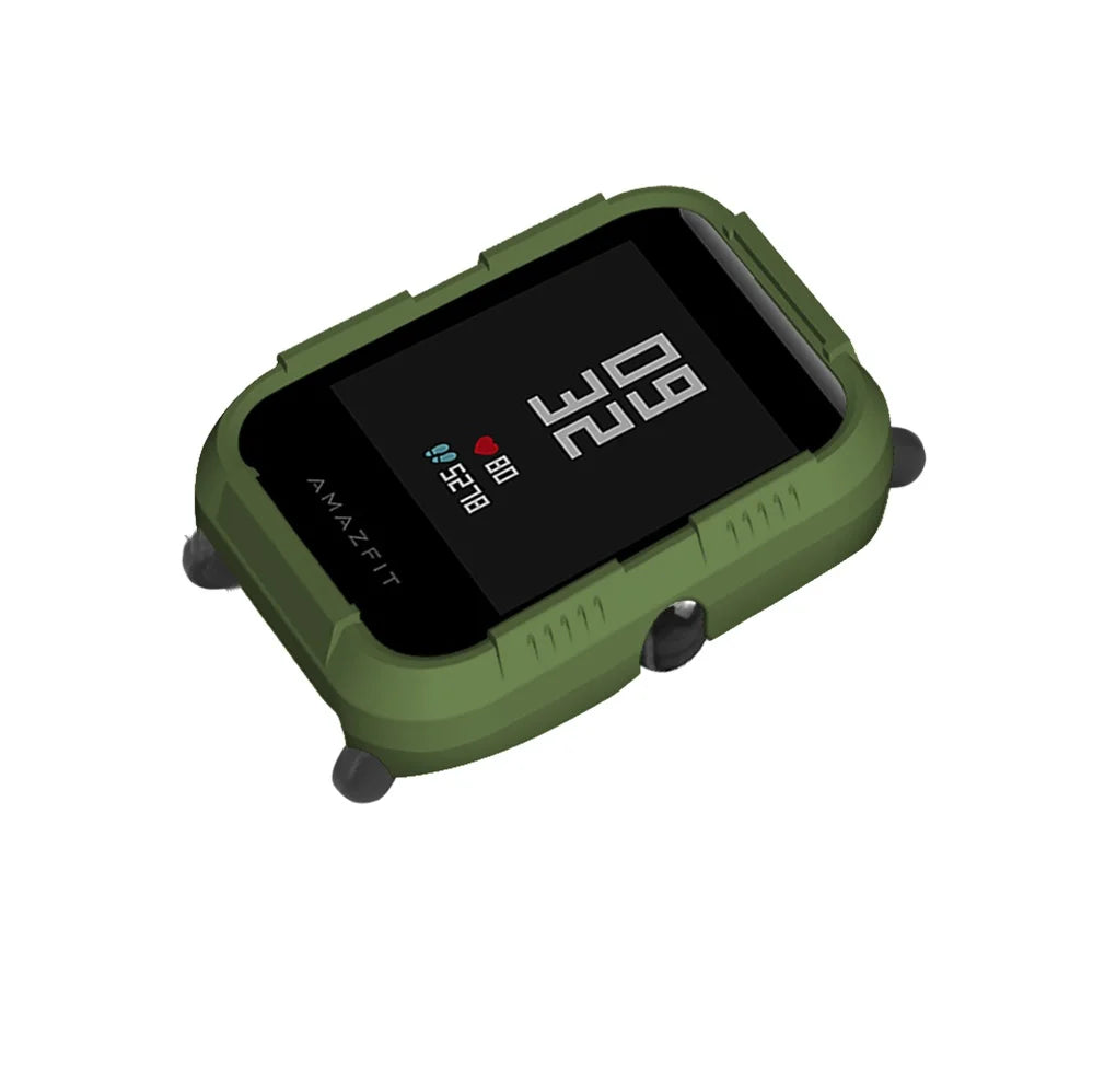FIFATA PC Protector Cover For Huami Amazfit Bip Case For Xiaomi Amazfit Bip Bit Youth Smart Watch Protective Shell Frame Sleeve
