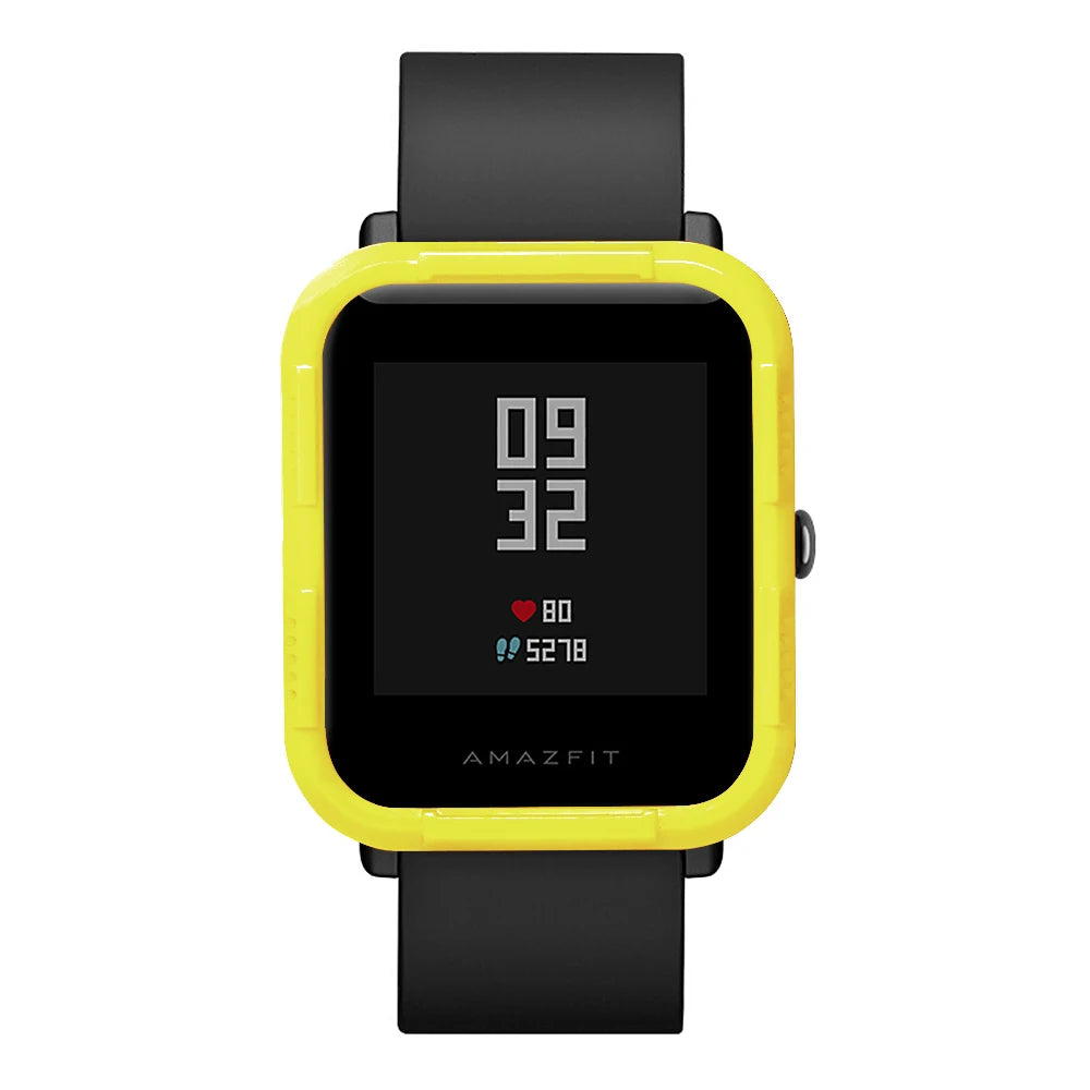 FIFATA PC Protector Cover For Huami Amazfit Bip Case For Xiaomi Amazfit Bip Bit Youth Smart Watch Protective Shell Frame Sleeve