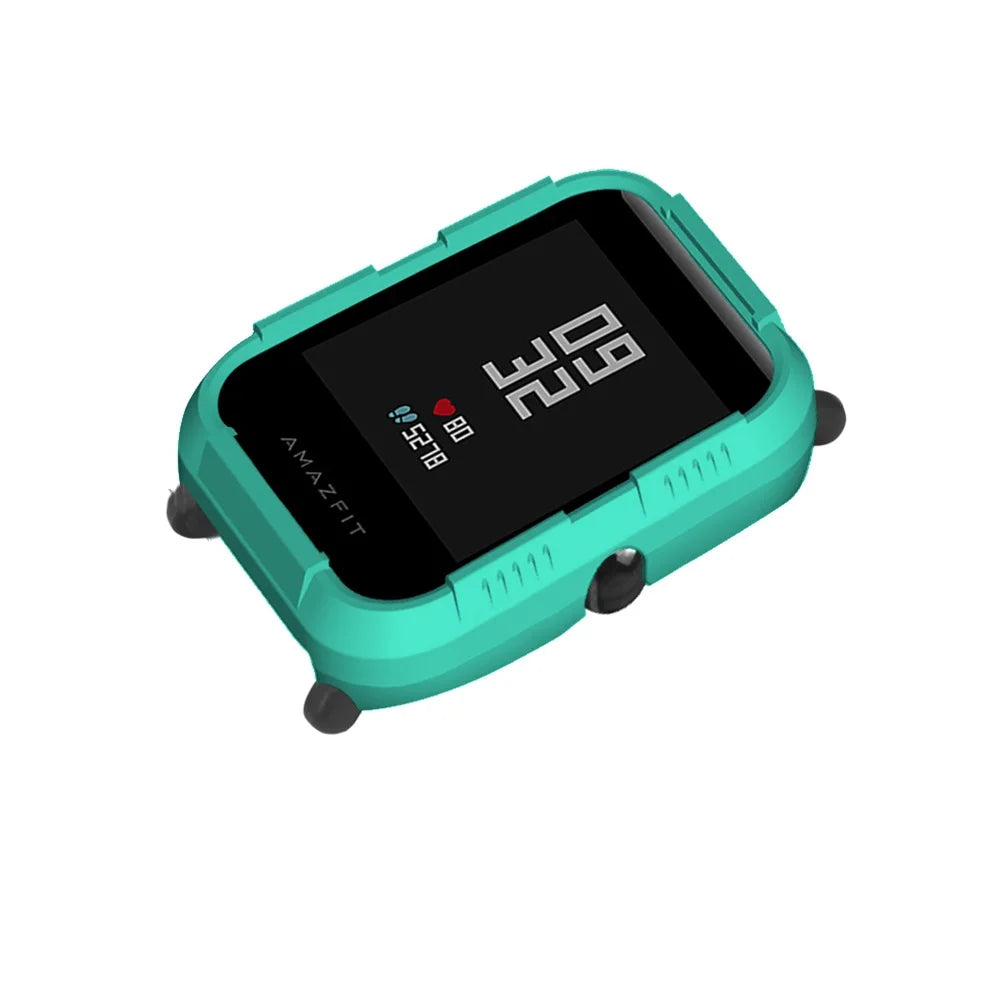 FIFATA PC Protector Cover For Huami Amazfit Bip Case For Xiaomi Amazfit Bip Bit Youth Smart Watch Protective Shell Frame Sleeve