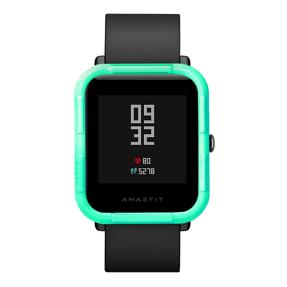 FIFATA PC Protector Cover For Huami Amazfit Bip Case For Xiaomi Amazfit Bip Bit Youth Smart Watch Protective Shell Frame Sleeve