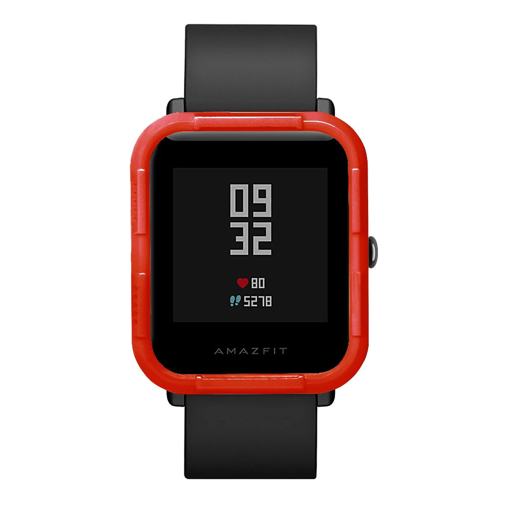 FIFATA PC Protector Cover For Huami Amazfit Bip Case For Xiaomi Amazfit Bip Bit Youth Smart Watch Protective Shell Frame Sleeve