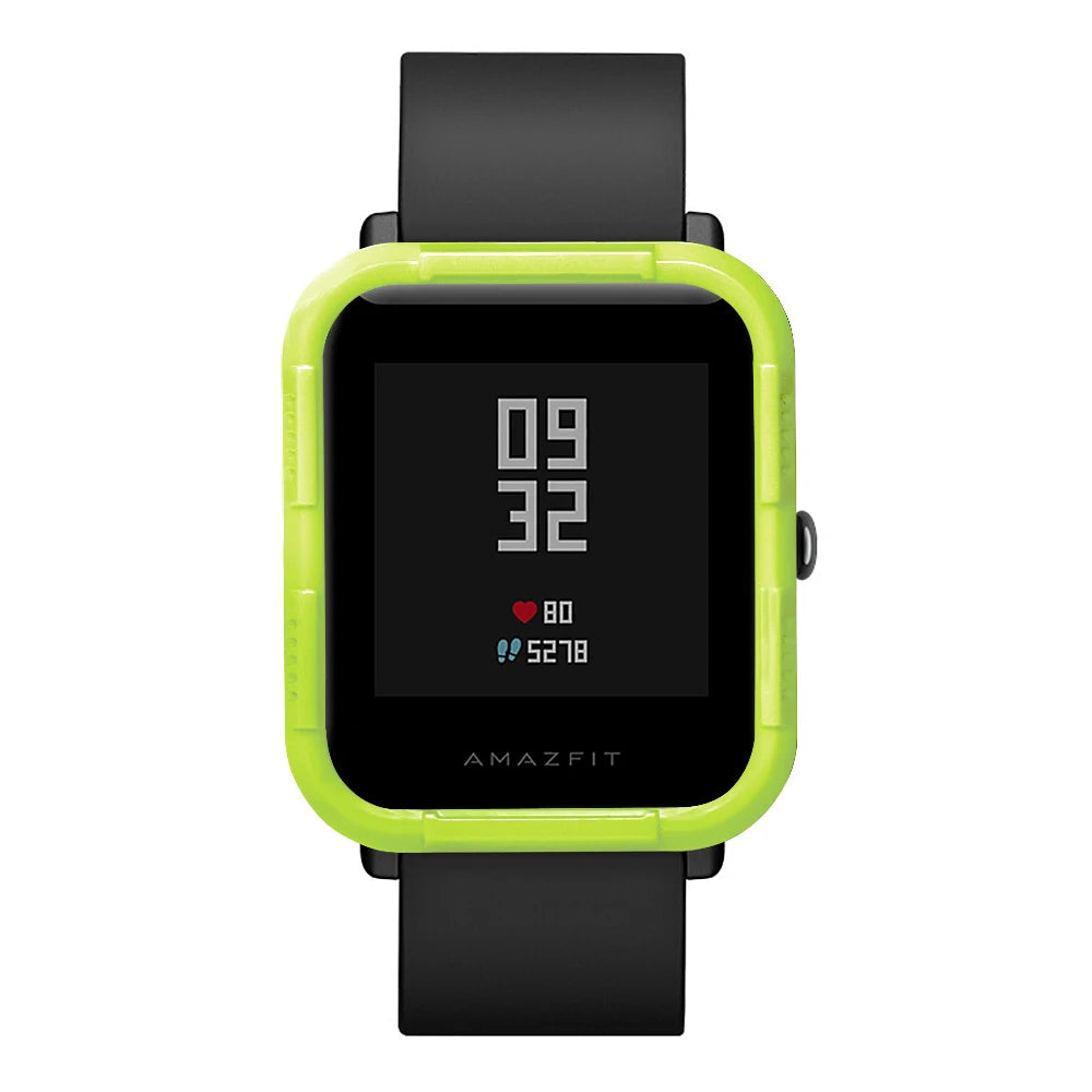 FIFATA PC Protector Cover For Huami Amazfit Bip Case For Xiaomi Amazfit Bip Bit Youth Smart Watch Protective Shell Frame Sleeve