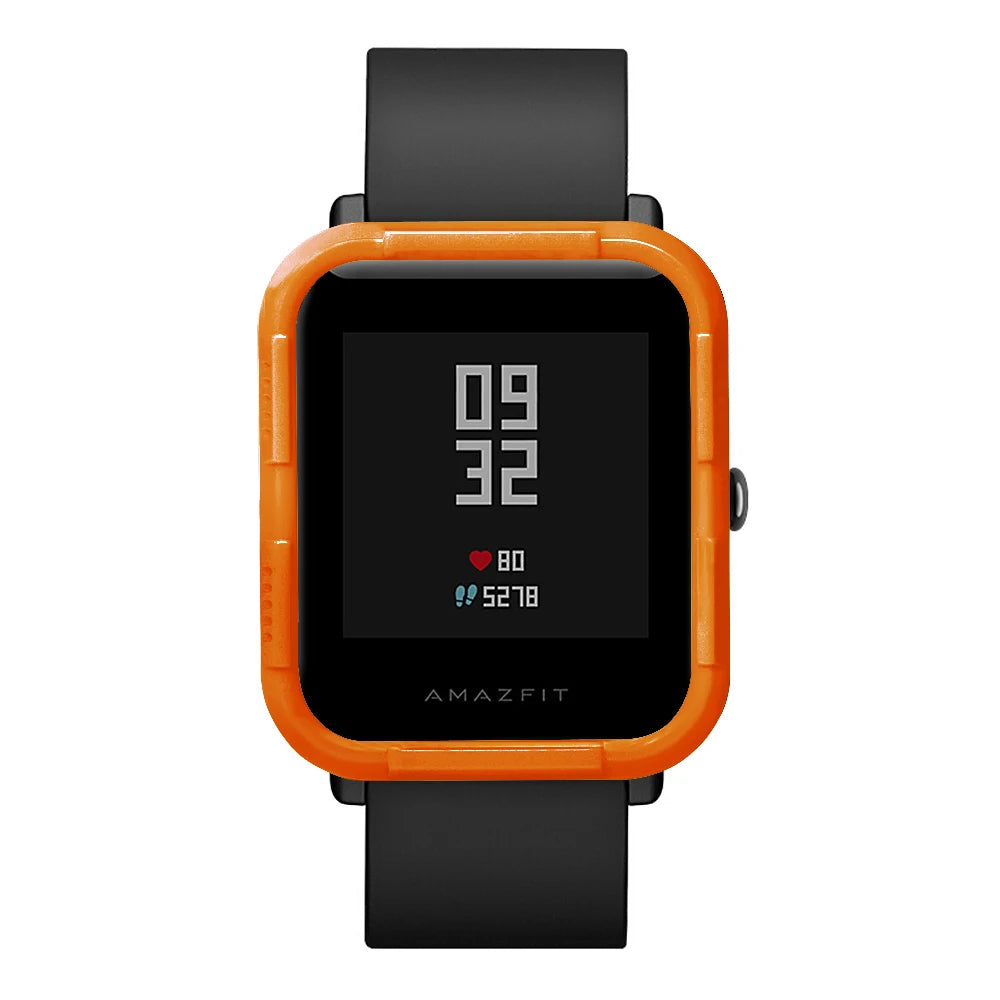 FIFATA PC Protector Cover For Huami Amazfit Bip Case For Xiaomi Amazfit Bip Bit Youth Smart Watch Protective Shell Frame Sleeve