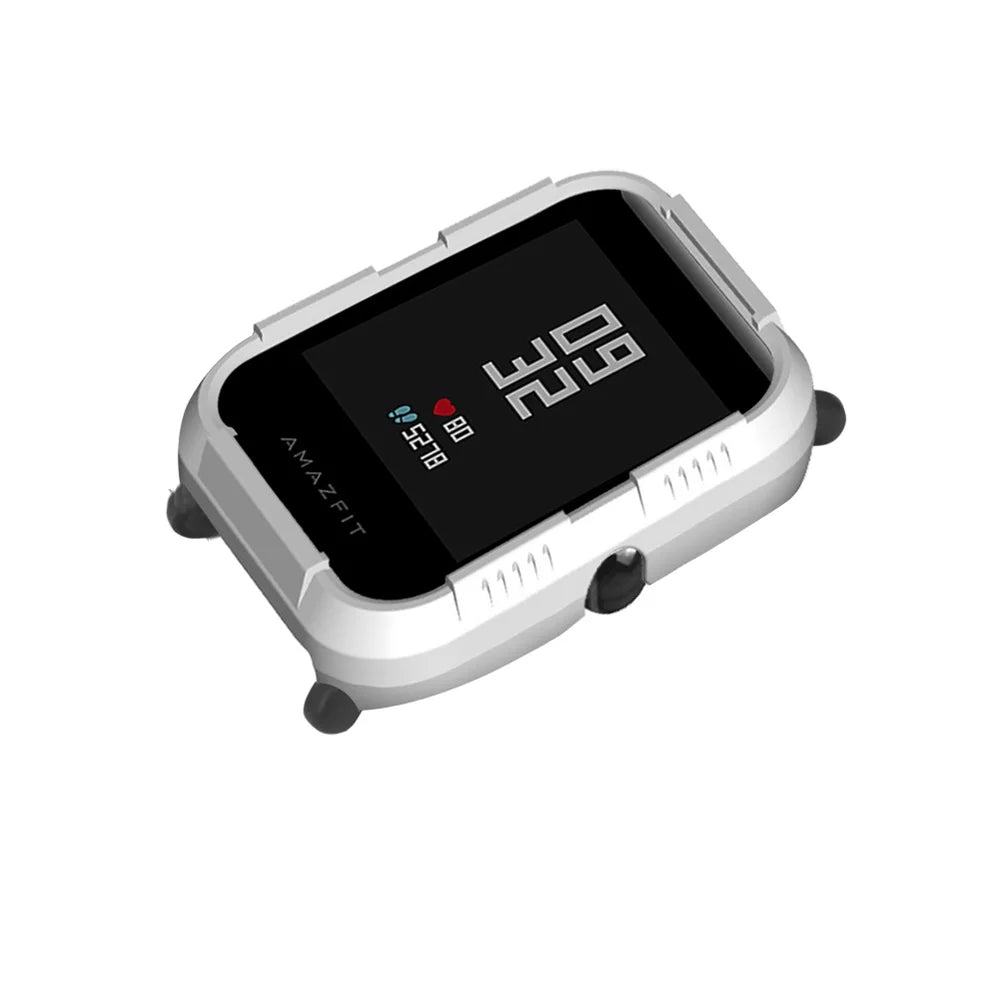 FIFATA PC Protector Cover For Huami Amazfit Bip Case For Xiaomi Amazfit Bip Bit Youth Smart Watch Protective Shell Frame Sleeve