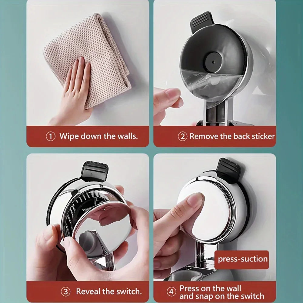 Xiaomi Youpin 360° Adjustable Douche Suction Cup Shower Head Support Mural Holder Shower Head Holder Bathroom Wall Mount Bracket