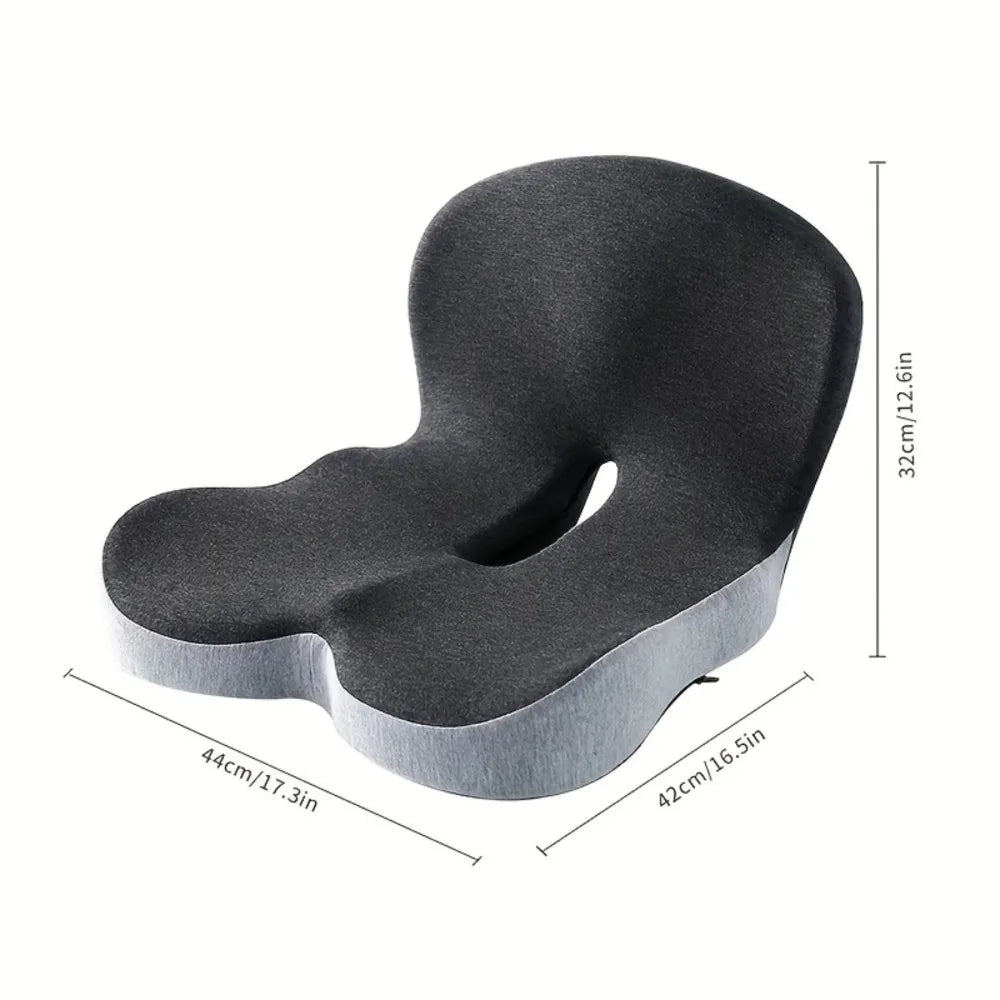 Memory Foam Backrest Cushion Breathable Non-Slip Car Seat Cushion Back Support Backrest Cushion for Truck Driver