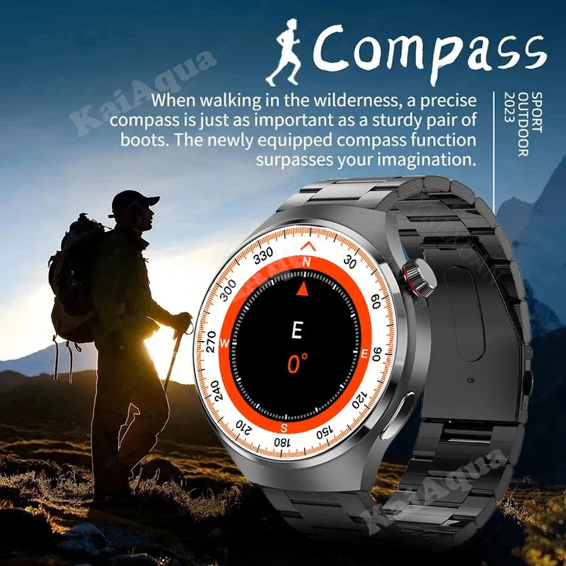 2025 For HUAWEI Smart Watch Heart rate Health Monitor Bluetooth Call NFC GPS Tracker IP68 Waterproof SmartWatch Men Women For AI