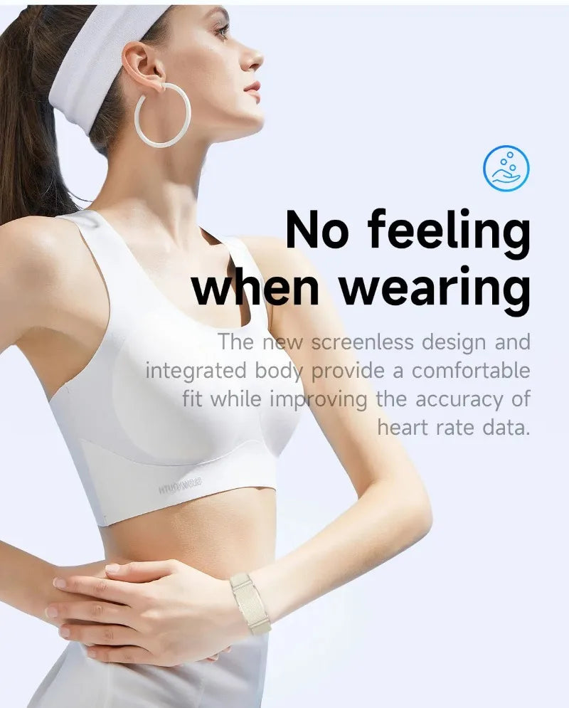 Health Smart Bracelet for Couples Heart Rate Monitor Activity Fitness Tracker Men Women Sports Waterproof Wristbands NO Screen
