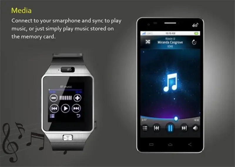 Digital Touch Screen Smart Watch DZ09 Bracelet Camera Bluetooth WristWatch SIM Card Smartwatch Phone Watch Reloj Mujer