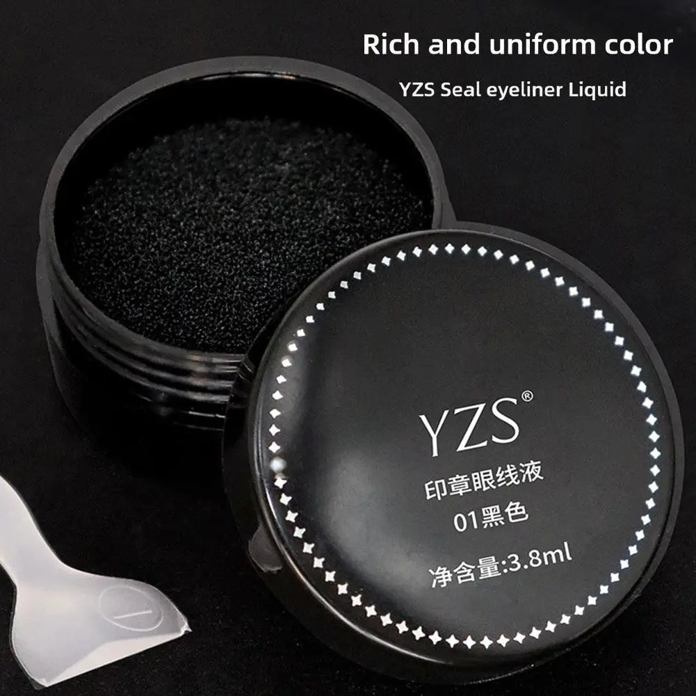 Double Ended Lower Eyelash Eyeline Silicone Stamp Quick Dry Eye Liner Portable Waterproof 0.01mm Tip Lower Lash Stamp With Ink