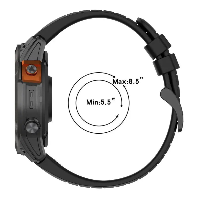 20/22/26mm Silicone Watch Strap For Garmin Fenix 8 E 7 7X 7s 6 6X 6s 5 5X Plus Original Bracelet Epix Pro Gen 2 Enduro 3 Band