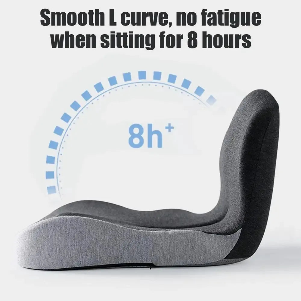 Memory Foam Backrest Cushion Breathable Non-Slip Car Seat Cushion Back Support Backrest Cushion for Truck Driver