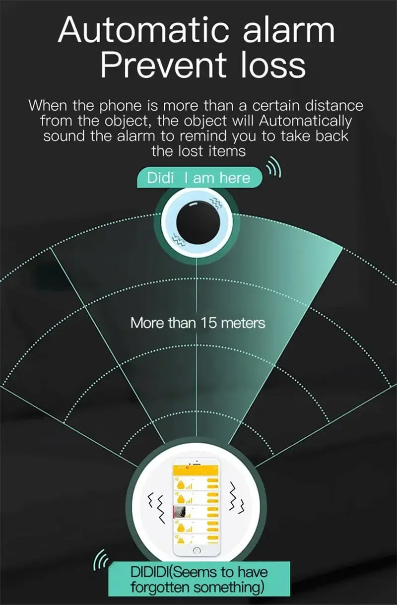 Xiaomi GPS Tracker Bluetooth 5.0 Anti-Lost GPS Mini Device Pet Kids Bag Wallet Tracking For IOS Android Smart Finder Locator