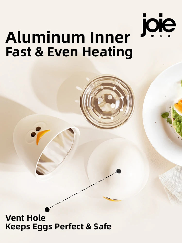 Joie Microwave Egg Boiler eggy Microwave Egg Poachers Cooker Steamer Box for Chicken and Quail Eggs Kitchen Tools Egg Tools
