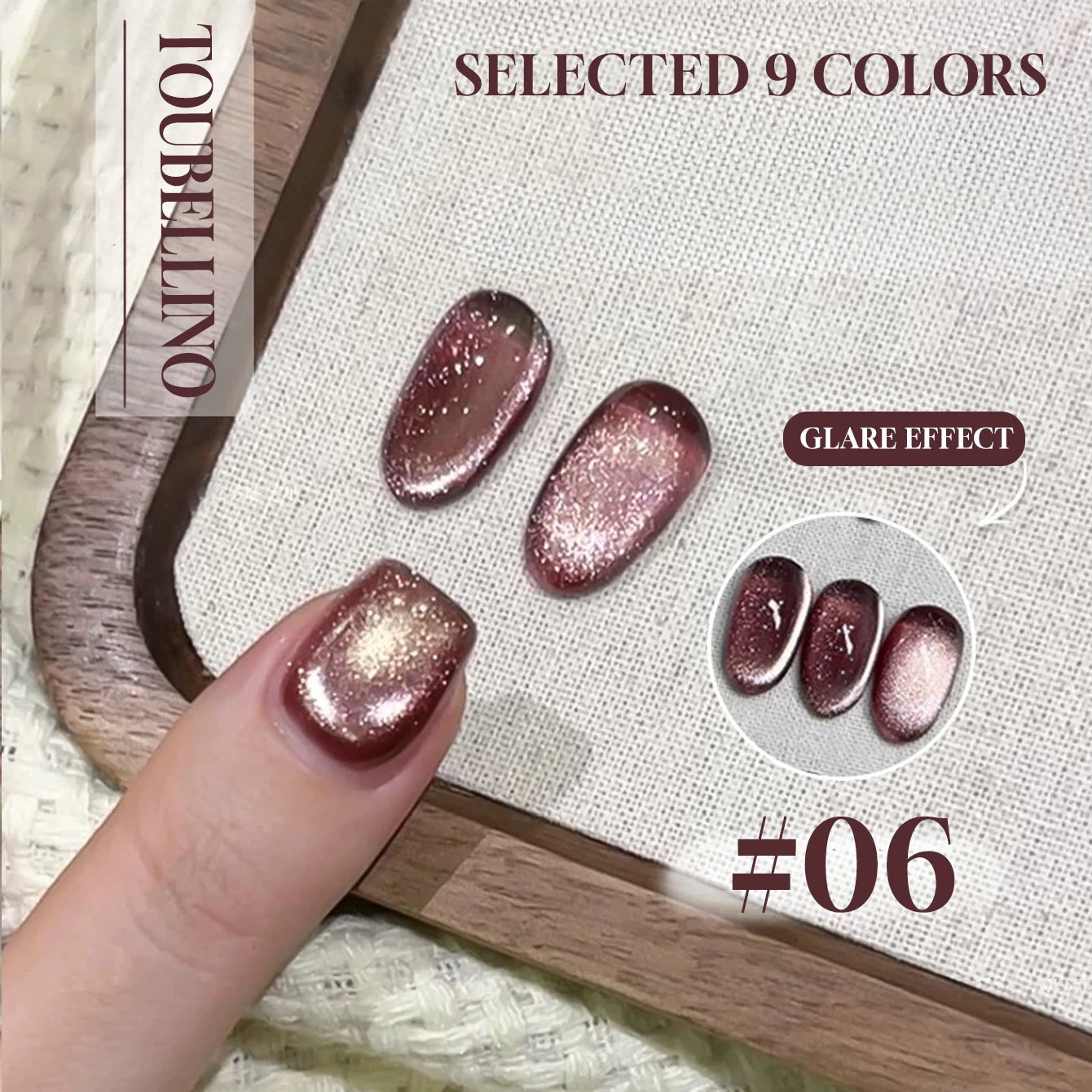 MIANEL 12ML 1-12pcs Spring Dongling Wild Cat Eye Gel Nail Polish 2025 Flashing Magnetic Gel White Nails Green Nails Summer Nails