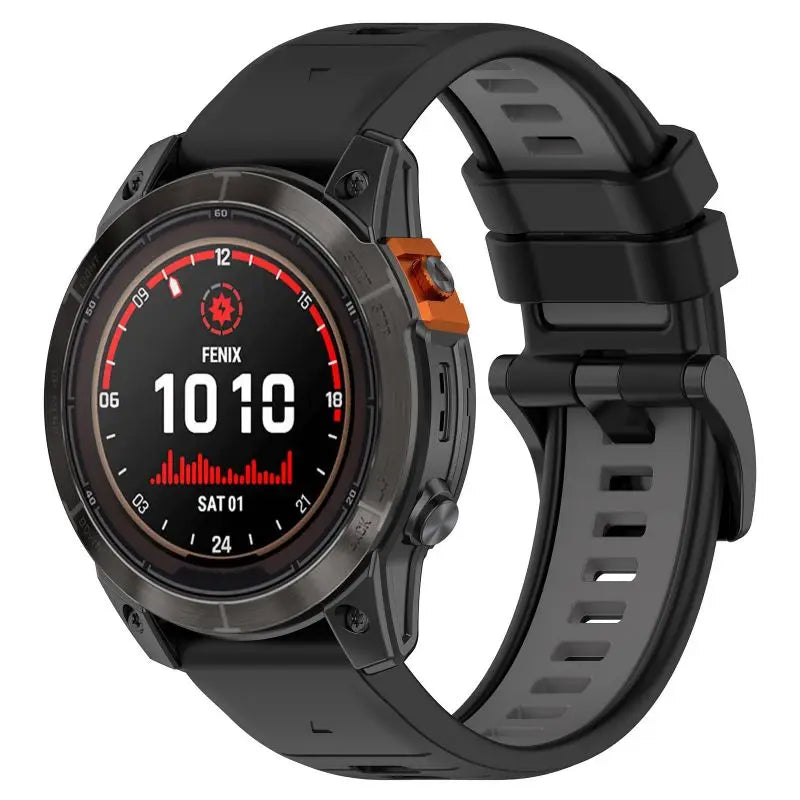20/22/26mm Silicone Watch Strap For Garmin Fenix 8 E 7 7X 7s 6 6X 6s 5 5X Plus Original Bracelet Epix Pro Gen 2 Enduro 3 Band