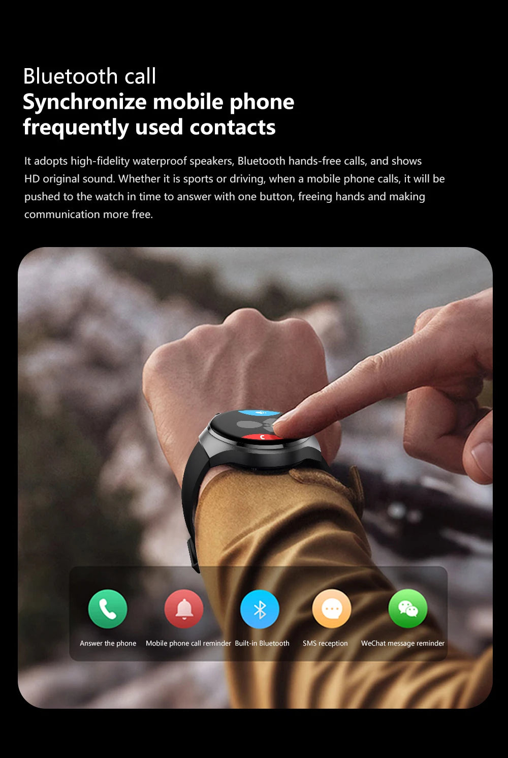 2025 For HUAWEI Smart Watch Heart rate Health Monitor Bluetooth Call NFC GPS Tracker IP68 Waterproof SmartWatch Men Women For AI