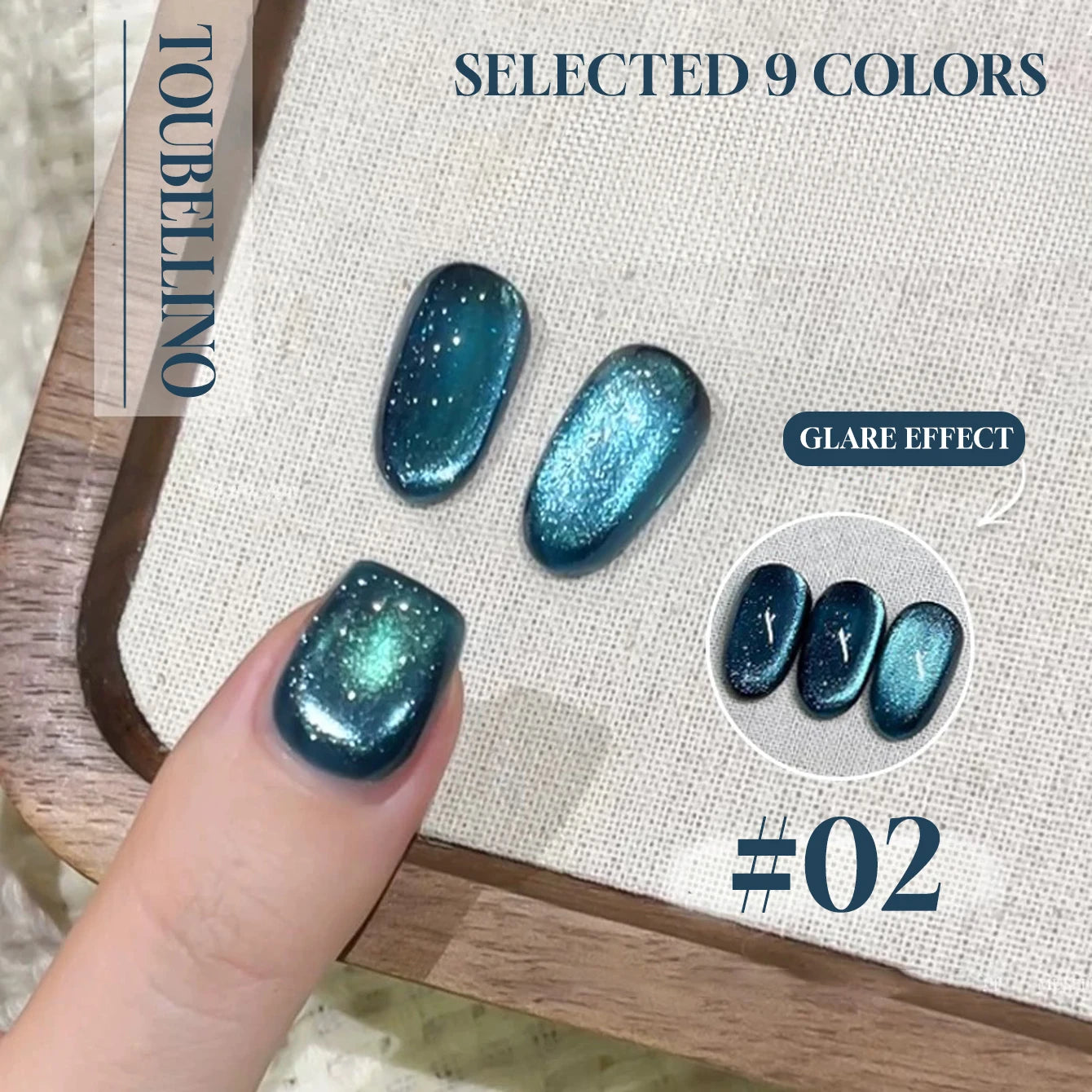 MIANEL 12ML 1-12pcs Spring Dongling Wild Cat Eye Gel Nail Polish 2025 Flashing Magnetic Gel White Nails Green Nails Summer Nails