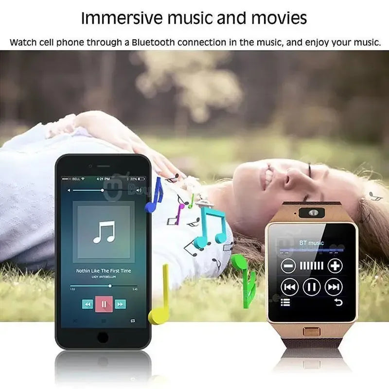 Digital Touch Screen Smart Watch DZ09 Bracelet Camera Bluetooth WristWatch SIM Card Smartwatch Phone Watch Reloj Mujer