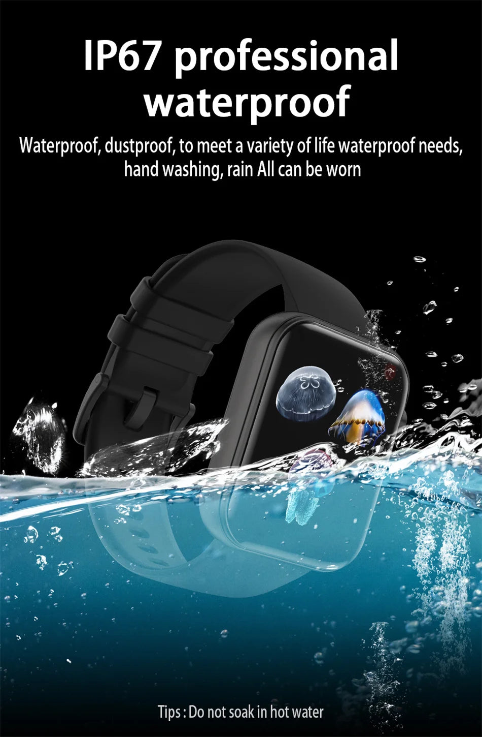 New 512M Memory Smart Watch With Camera Video Recording Local Music Dynamic Dial BT Call Sport Mode lP68 Waterproof Smartwatch