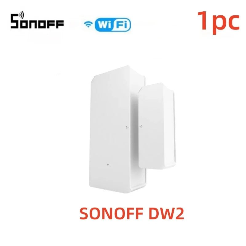 Sonoff DW2-WiFi Wireless Security Door/Window Sensor Alarm Notification Smart Scene via eWeLink APP Support Sonoff Devices IFTTT