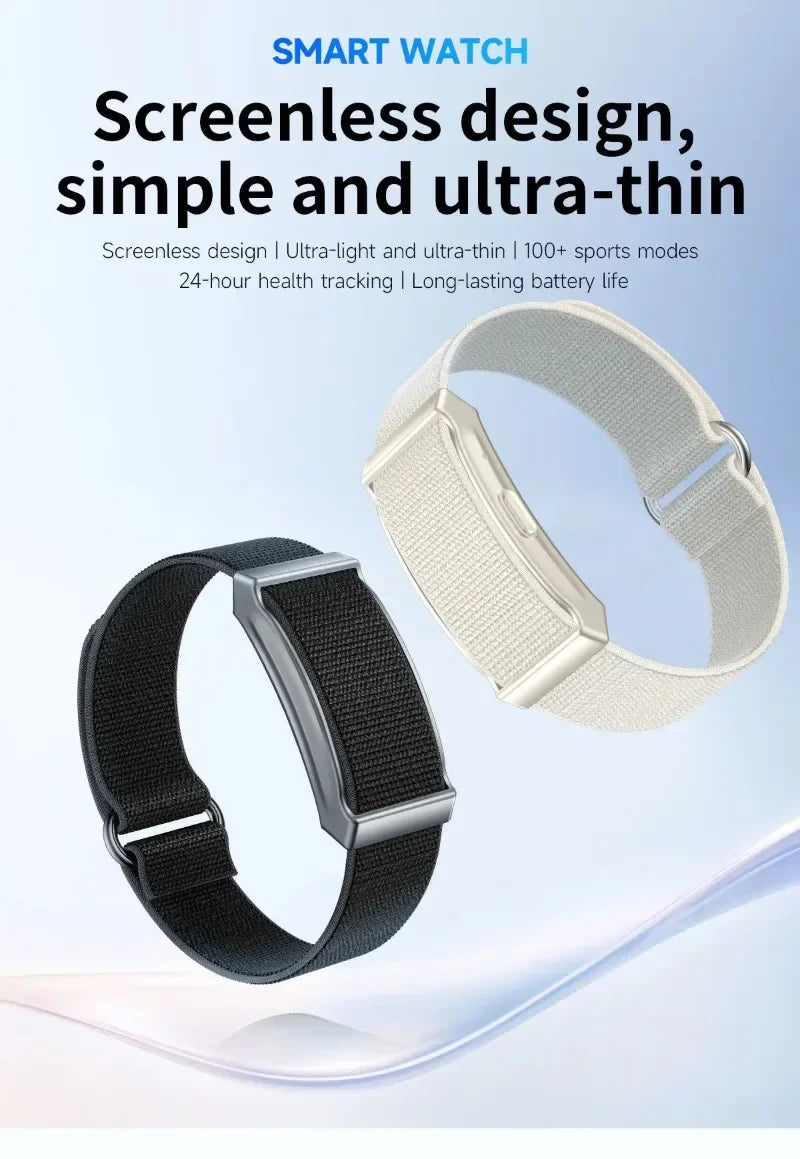 Health Smart Bracelet for Couples Heart Rate Monitor Activity Fitness Tracker Men Women Sports Waterproof Wristbands NO Screen