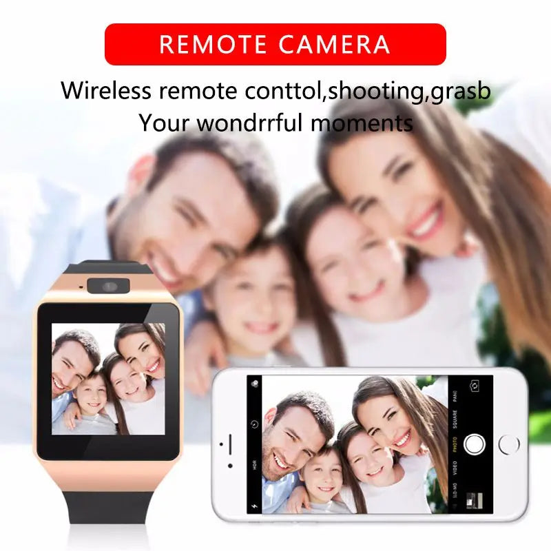 DZ09 Smart Watch Touch Screen Waterproof Sport Fitness Tracker Bracelet Support SIM TF Card Sleep Monitor Smartwatch Men Women