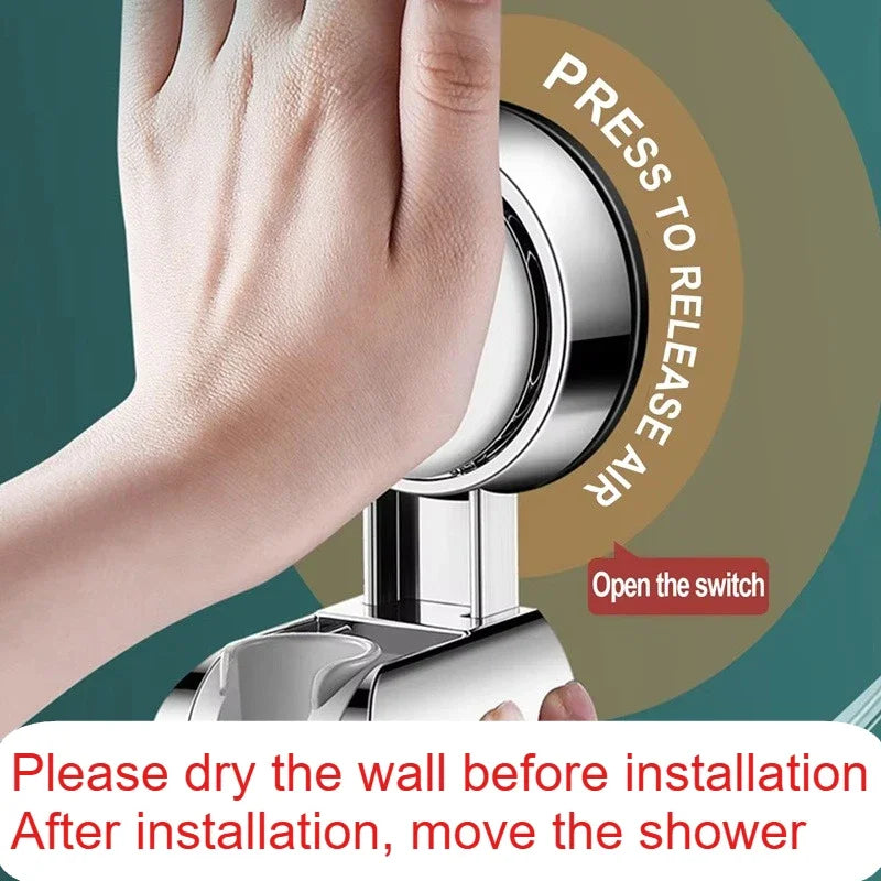 Xiaomi Youpin 360° Adjustable Douche Suction Cup Shower Head Support Mural Holder Shower Head Holder Bathroom Wall Mount Bracket