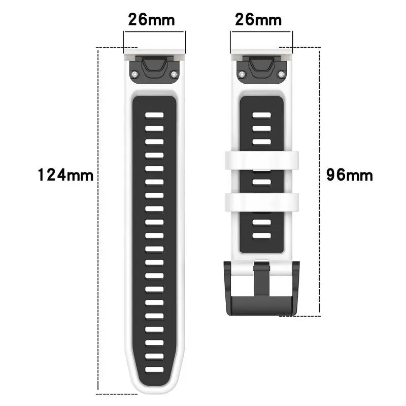 20/22/26mm Silicone Watch Strap For Garmin Fenix 8 E 7 7X 7s 6 6X 6s 5 5X Plus Original Bracelet Epix Pro Gen 2 Enduro 3 Band
