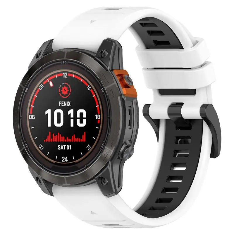 20/22/26mm Silicone Watch Strap For Garmin Fenix 8 E 7 7X 7s 6 6X 6s 5 5X Plus Original Bracelet Epix Pro Gen 2 Enduro 3 Band