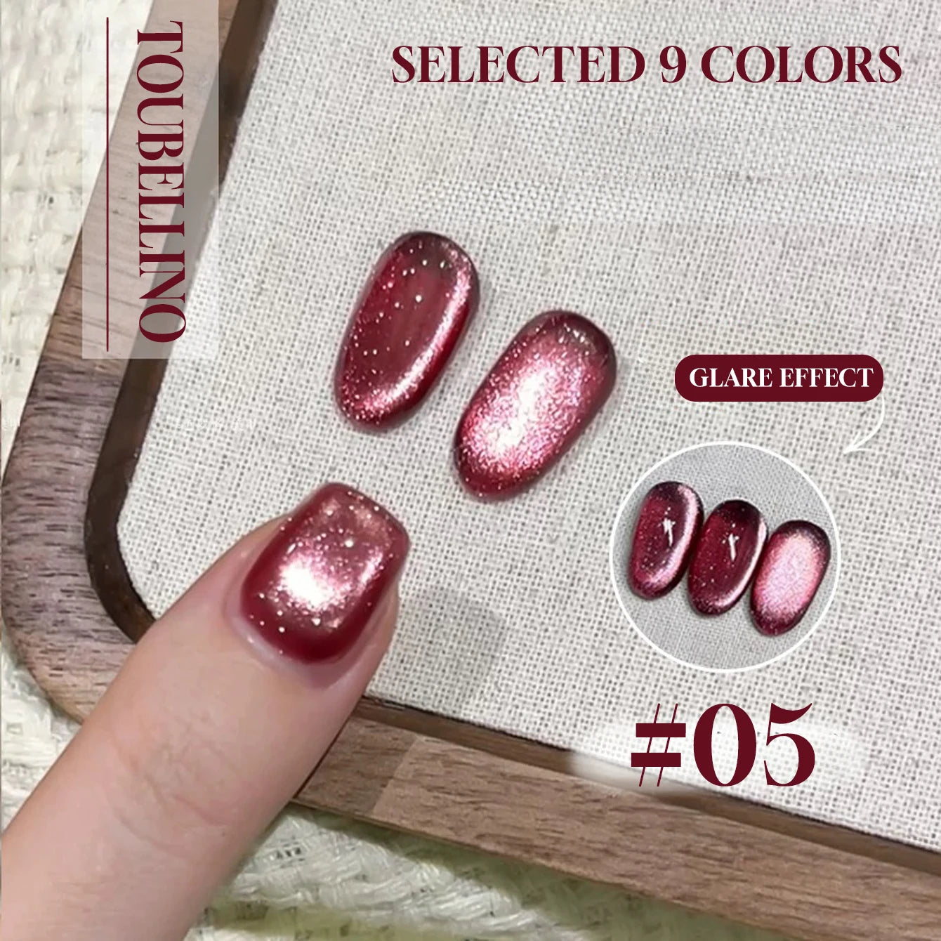 MIANEL 12ML 1-12pcs Spring Dongling Wild Cat Eye Gel Nail Polish 2025 Flashing Magnetic Gel White Nails Green Nails Summer Nails