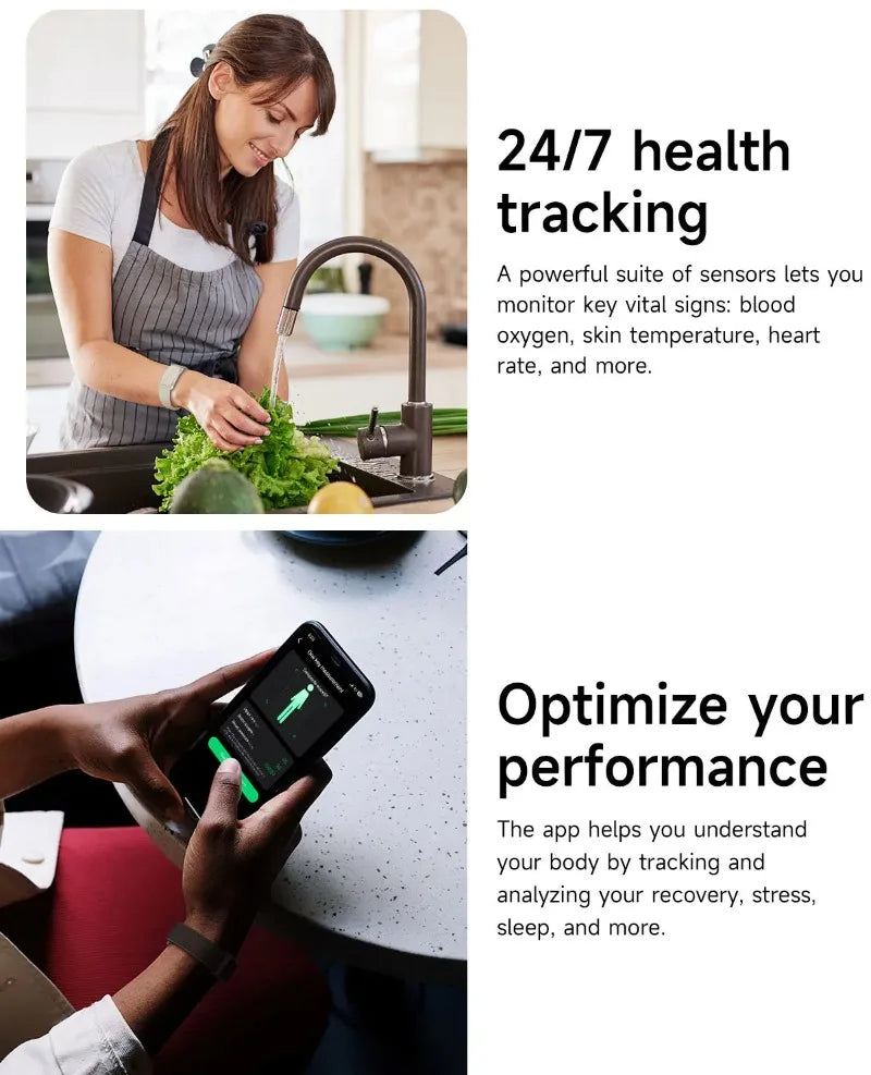 Health Smart Bracelet for Couples Heart Rate Monitor Activity Fitness Tracker Men Women Sports Waterproof Wristbands NO Screen