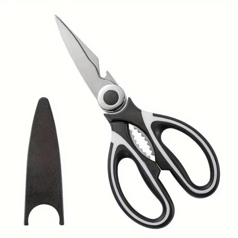 Multifunctional kitchen scissors Household kill fish cut vegetables roast broiler bone scissors Stainless steel scissors