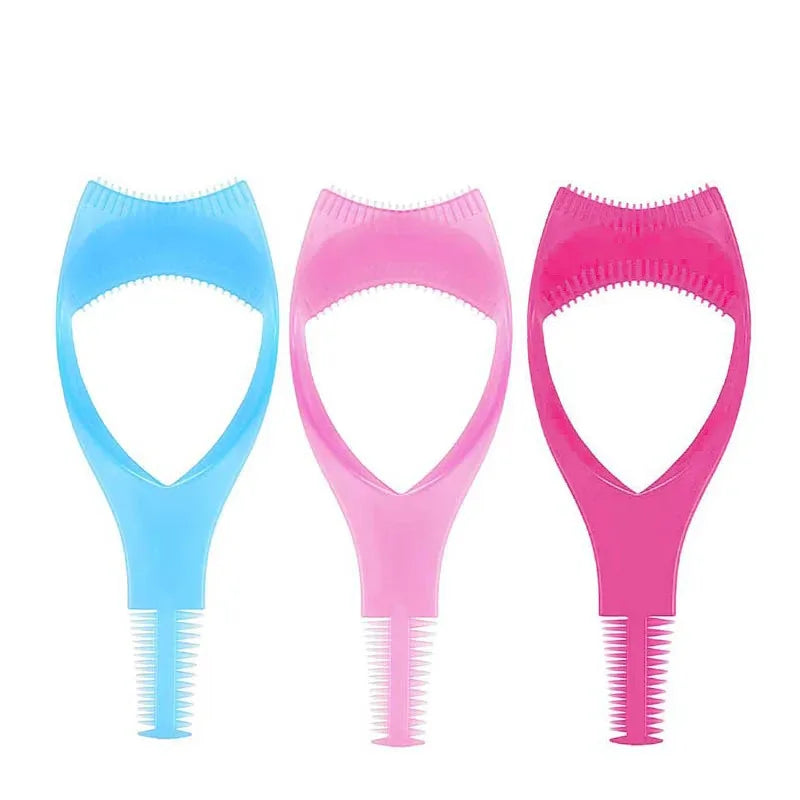 1/2/3Pcs 3 in 1 Eyelashes Tools Mascara Shield Applicator Guard Card Eyelash Guide for Beauty Cosmetic Makeup Tool