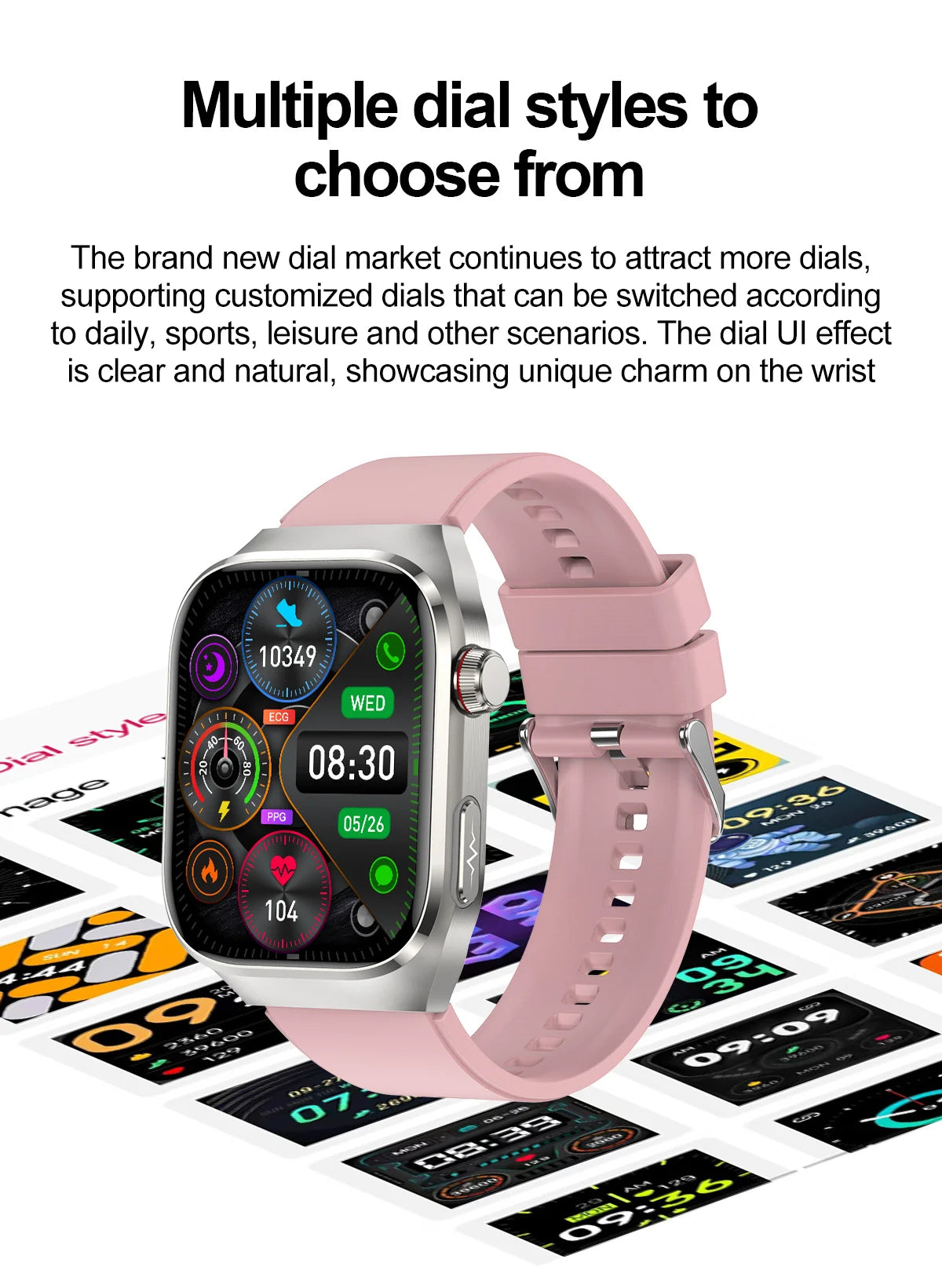 2025 New For HUAWEI Blood Pressure Body Analysis Smart Watch Women ECG+PPG IP68 Waterproof Bluetooth Call Health Smartwatch Men