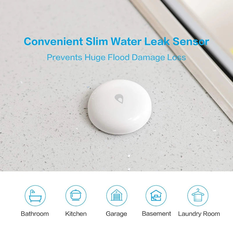 Aqara IP67 Water Immersing Sensor Zigbee Flood Water Leak Detector Smart Alarm Security Soaking Sensor For Xiaomi Home Homekit
