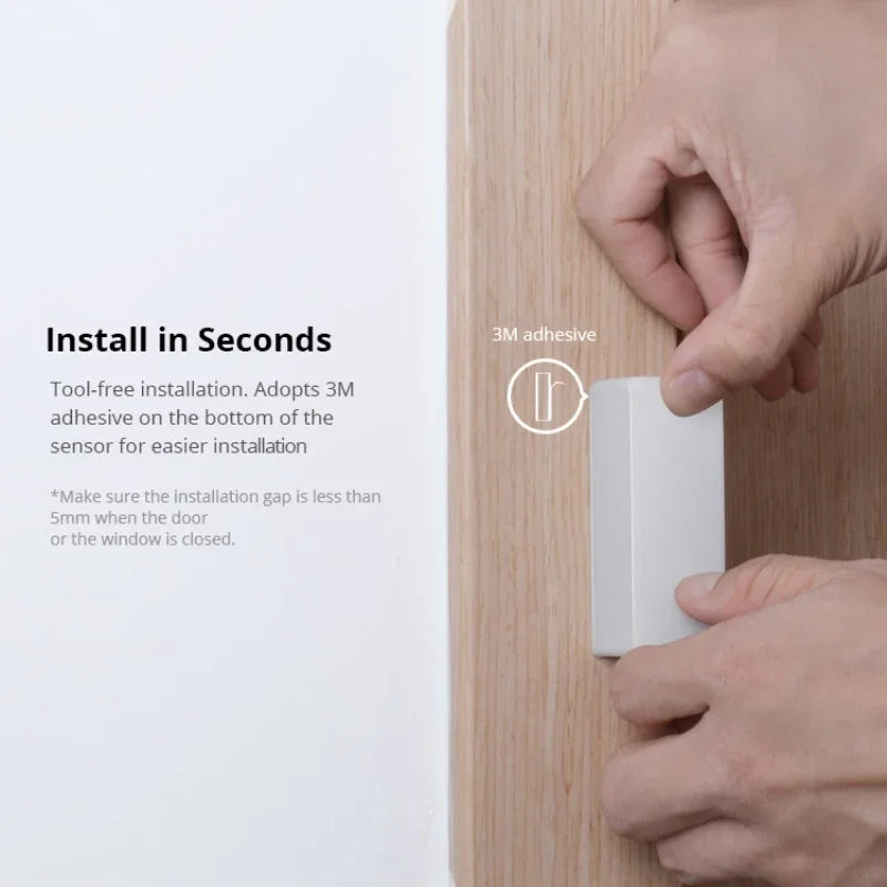 Sonoff DW2-WiFi Wireless Security Door/Window Sensor Alarm Notification Smart Scene via eWeLink APP Support Sonoff Devices IFTTT