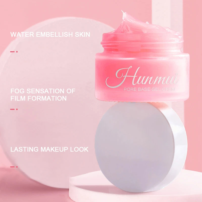 Matte Finish Gel Pore Base Gel Cream- Hydrating Facial Primer with Hiding Pores & Fine Wrinkles,Brightening Base Makeup Cream