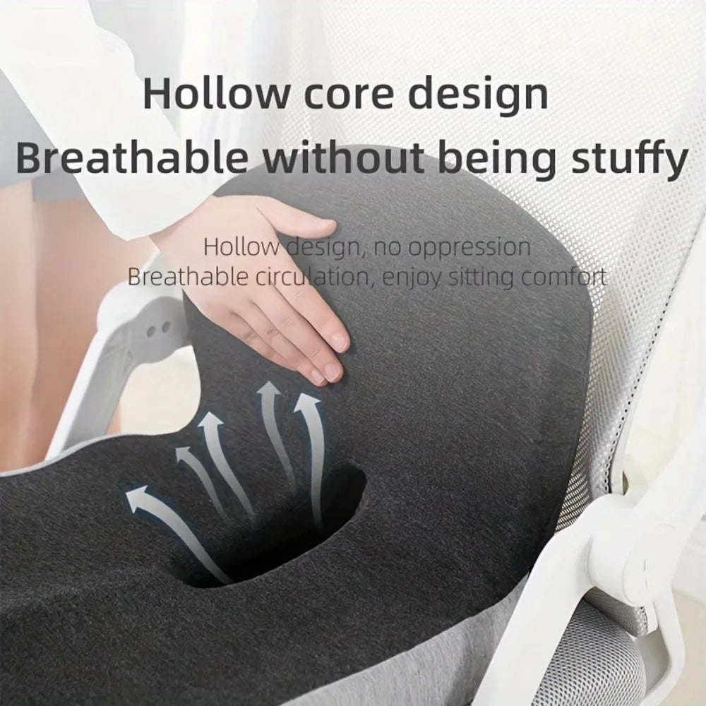 Memory Foam Backrest Cushion Breathable Non-Slip Car Seat Cushion Back Support Backrest Cushion for Truck Driver